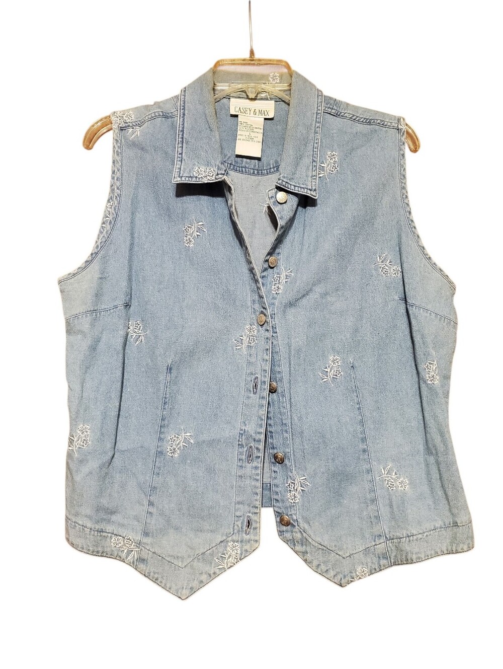 Casey & Max Vintage Denim Vest